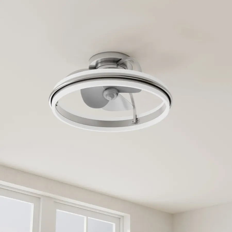Burnett Oscillating Three-Blade Ceiling Fan - Image 1