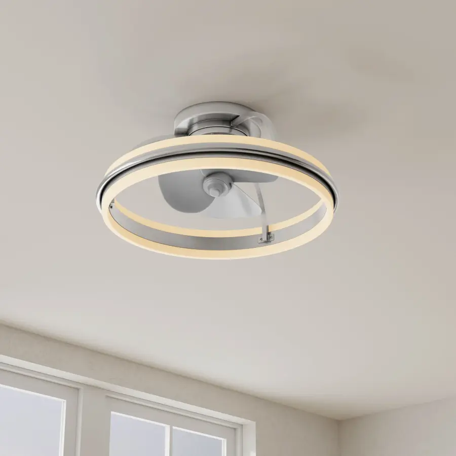Burnett Oscillating Three-Blade Ceiling Fan - Image 2