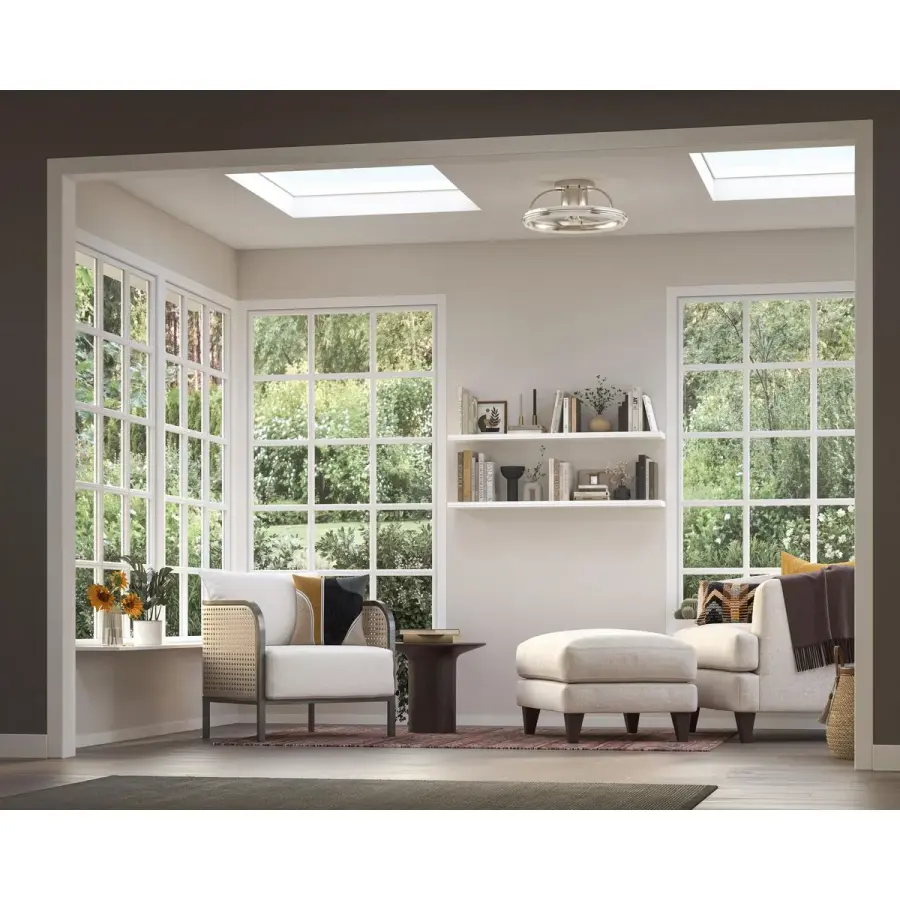Burnett Oscillating Three-Blade Ceiling Fan - Image 7