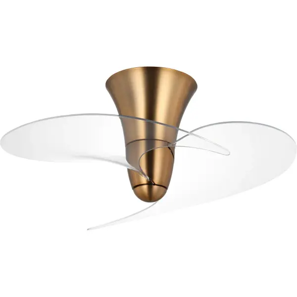 Beal Collection 33" Two-Blade Ceiling Fan with Clear Blades - Image 3