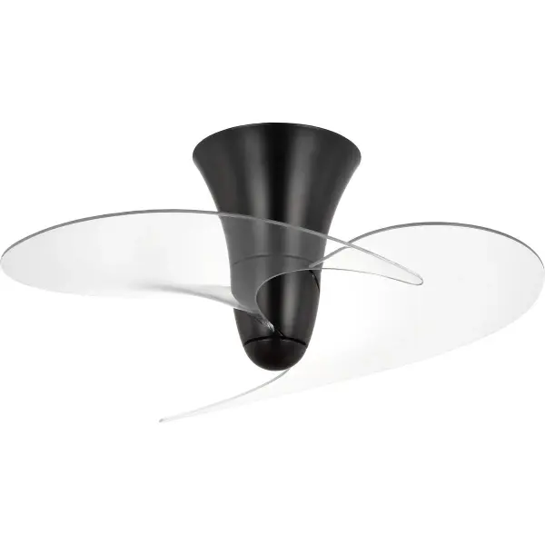 Beal Collection 33" Two-Blade Ceiling Fan with Clear Blades - Image 4