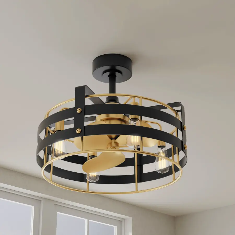 Sewell 24" Three-Blade Modern Ceiling Fan - Image 2