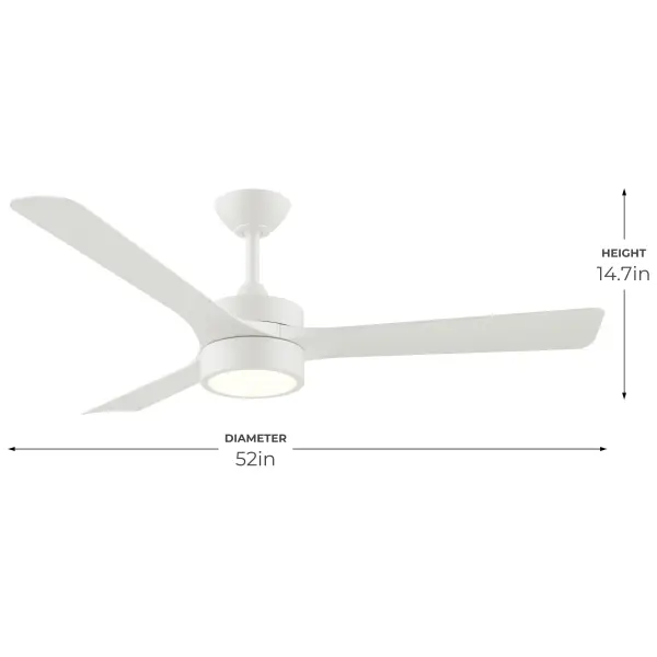 Sleek Modern Fan with Integrated LED Lighting - Image 14