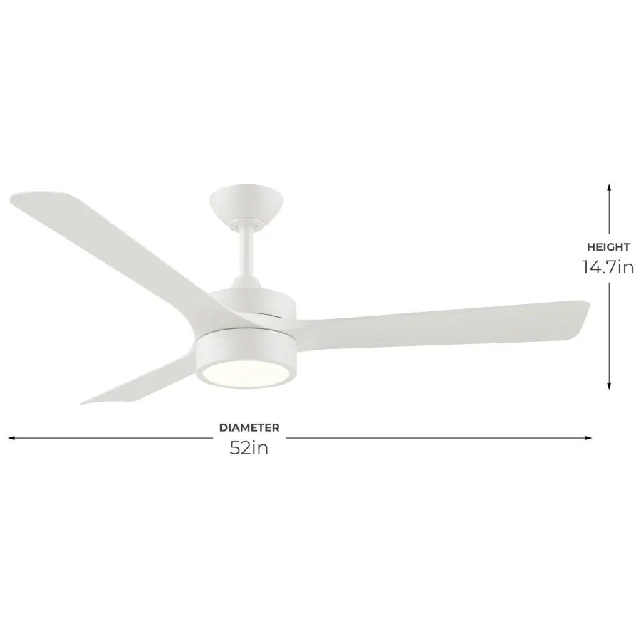 Sleek Modern Fan with Integrated LED Lighting - Image 14