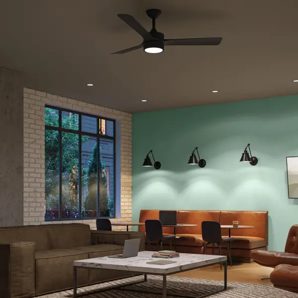 Sleek Modern Fan with Integrated LED Lighting - Image 4