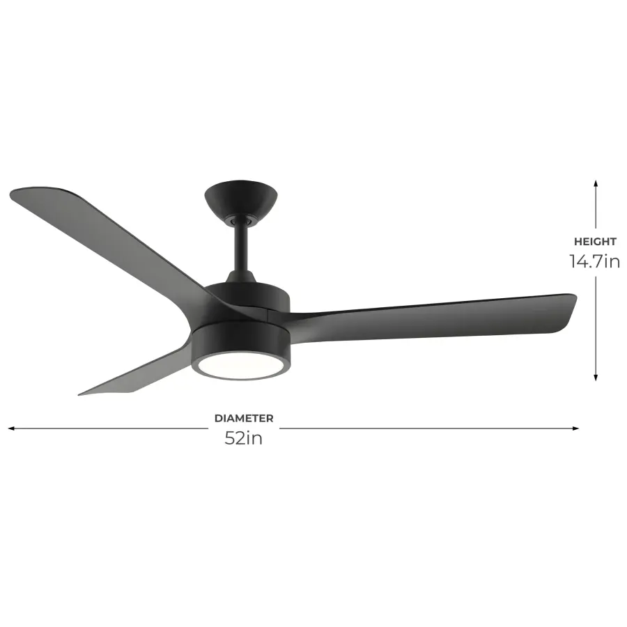 Sleek Modern Fan with Integrated LED Lighting - Image 7