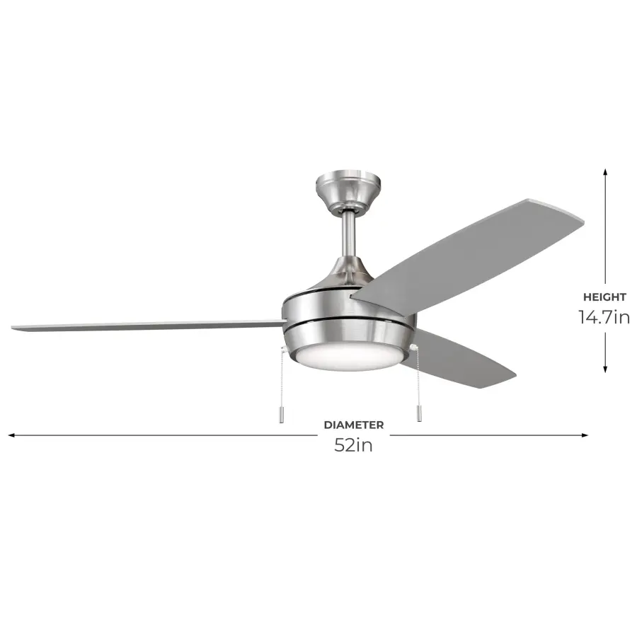 Nolyn 52" 3-Blade Modern LED Ceiling Fan - Image 14