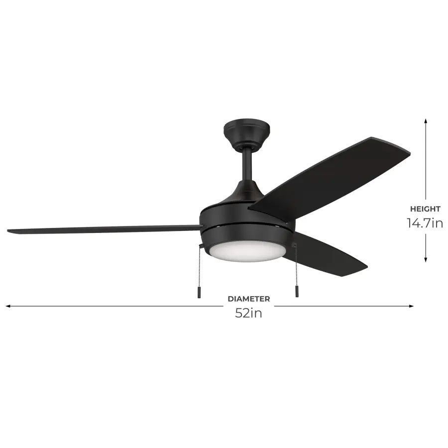Nolyn 52" 3-Blade Modern LED Ceiling Fan - Image 7