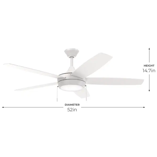 Nolyn V 52" 5-Blade Modern LED Ceiling Fan - Image 21