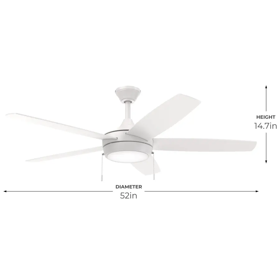Nolyn V 52" 5-Blade Modern LED Ceiling Fan - Image 21