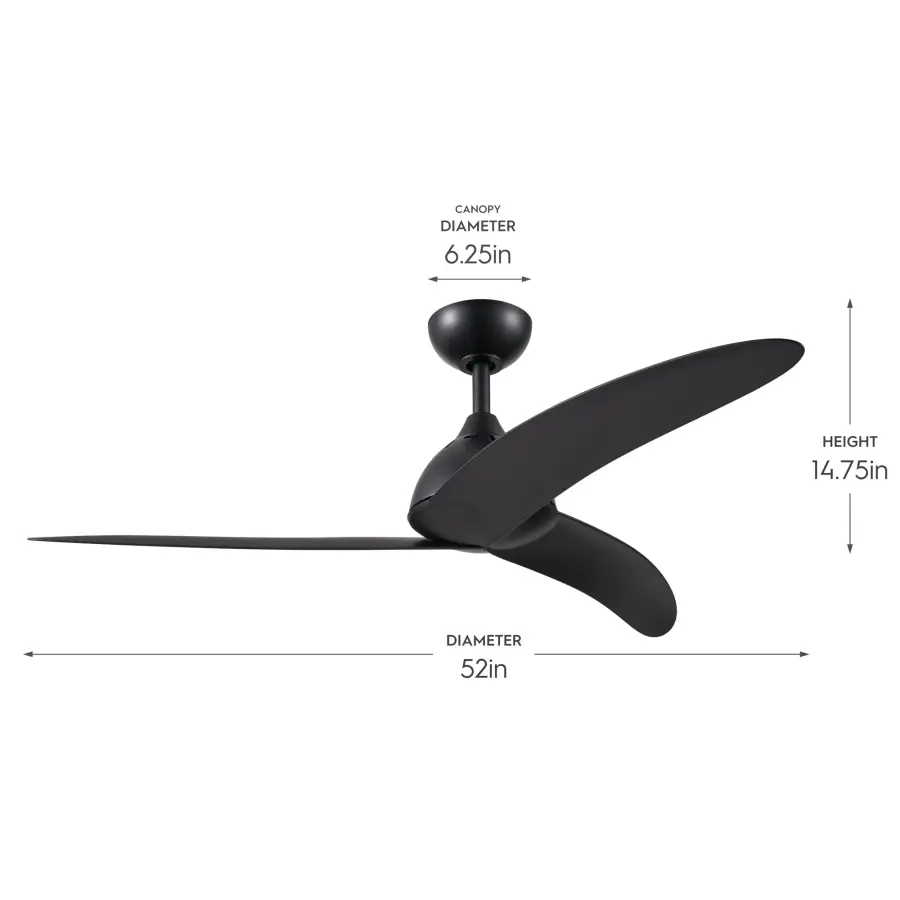 Nirra 52" Ceiling Fan in Champagne Bronze - Image 16