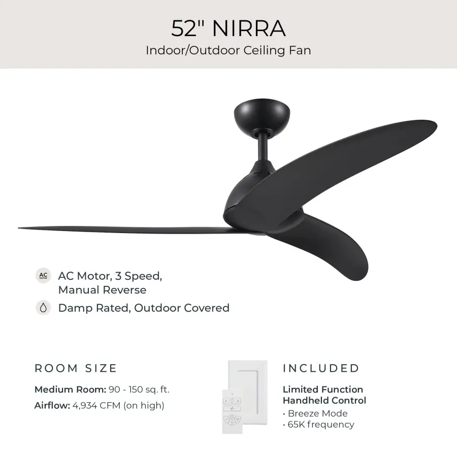 Nirra 52" Ceiling Fan in Champagne Bronze - Image 17