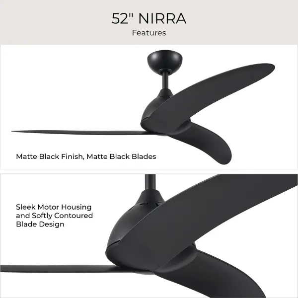 Nirra 52" Ceiling Fan in Champagne Bronze - Image 18