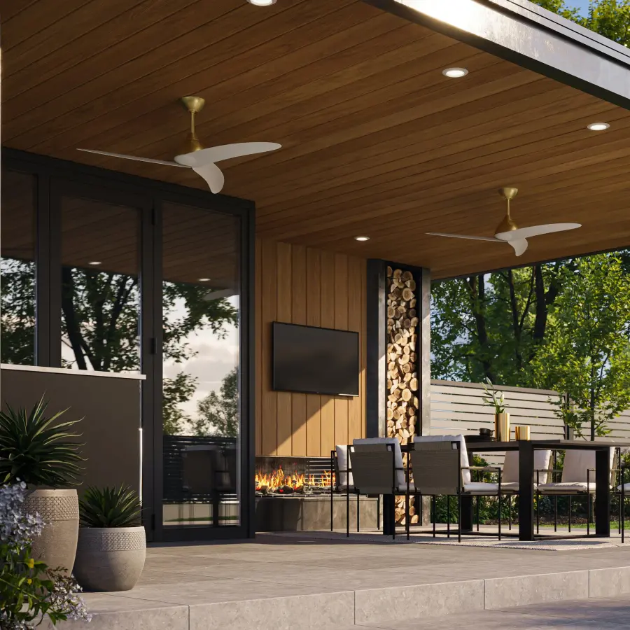 Nirra 52" Ceiling Fan in Champagne Bronze - Image 25