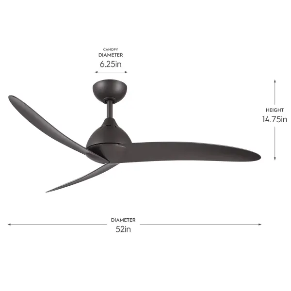 Nirra 52" Ceiling Fan in Champagne Bronze - Image 39