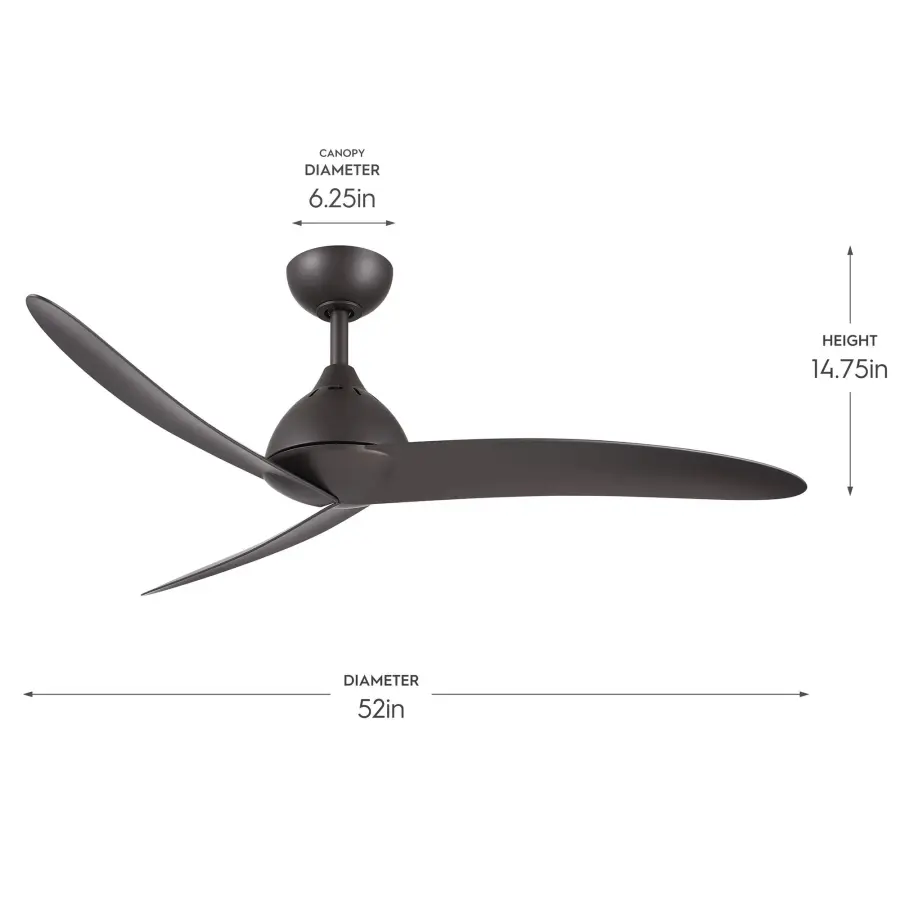 Nirra 52" Ceiling Fan in Champagne Bronze - Image 39