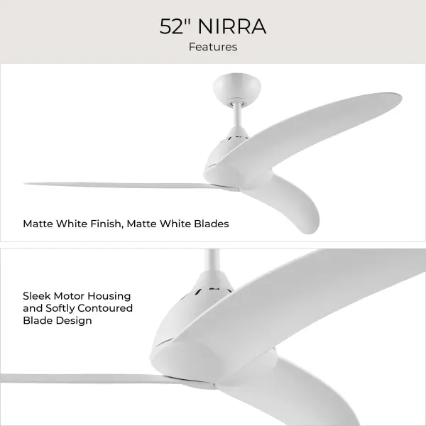 Nirra 52" Ceiling Fan in Champagne Bronze - Image 7