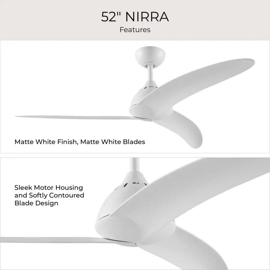 Nirra 52" Ceiling Fan in Champagne Bronze - Image 7