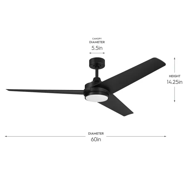 Velto 60" Ceiling Fan in Champagne Bronze - Image 15