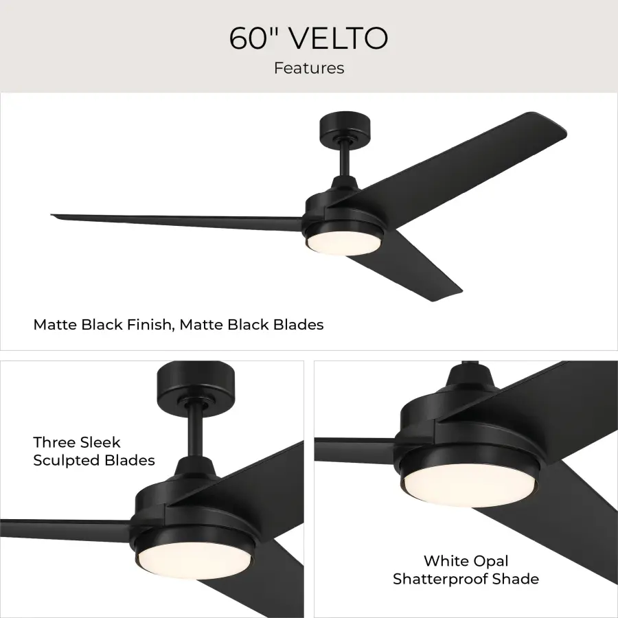 Velto 60" Ceiling Fan in Champagne Bronze - Image 20