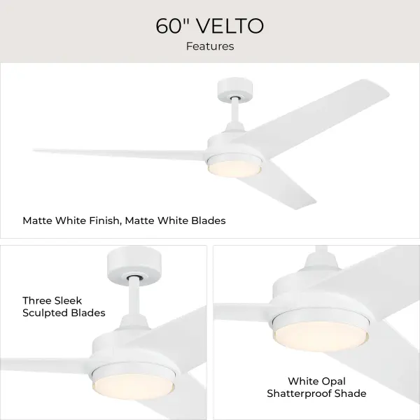 Velto 60" Ceiling Fan in Champagne Bronze - Image 10