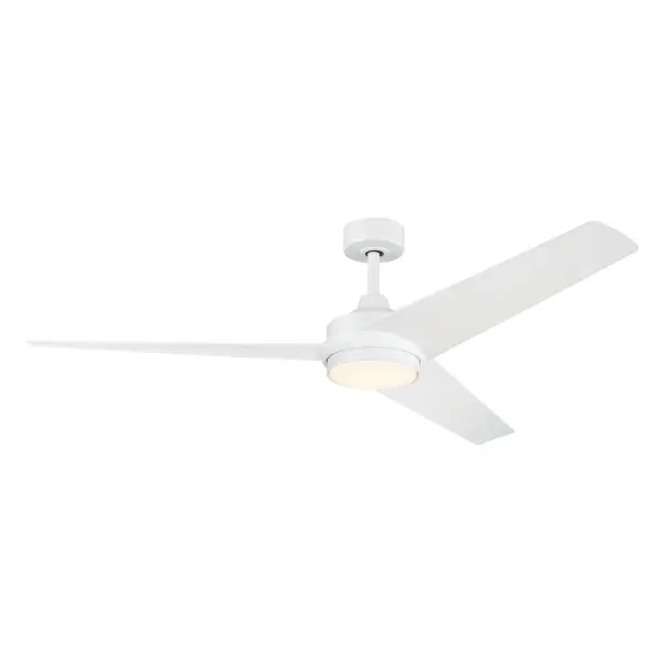 The Velto 60" ceiling fan combines contemporary elegance with powerful airflow, featuring integrated LED lighting and a luxurious Champagne Bronze finish. Ideal for large rooms requiring both style and function.