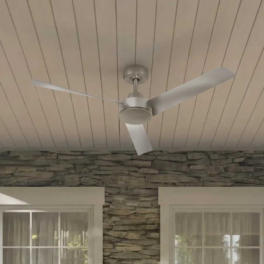 Rizo 52" Brushed Nickel Ceiling Fan - Image 11