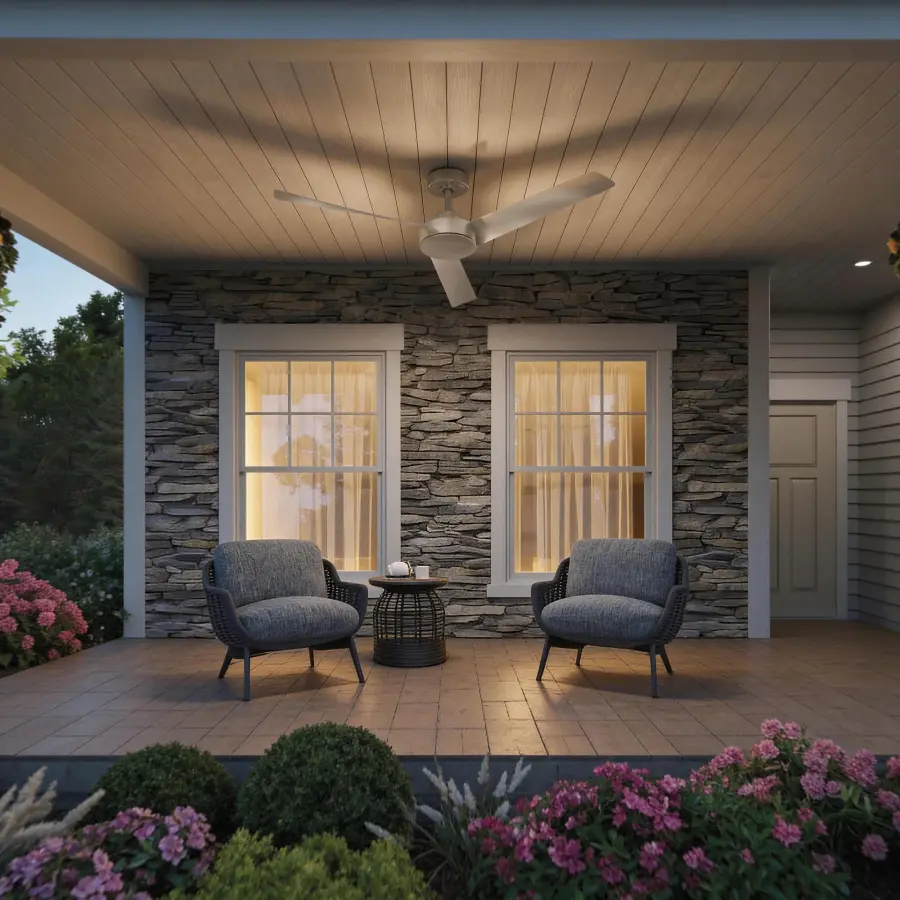 Rizo 52" Brushed Nickel Ceiling Fan - Image 12
