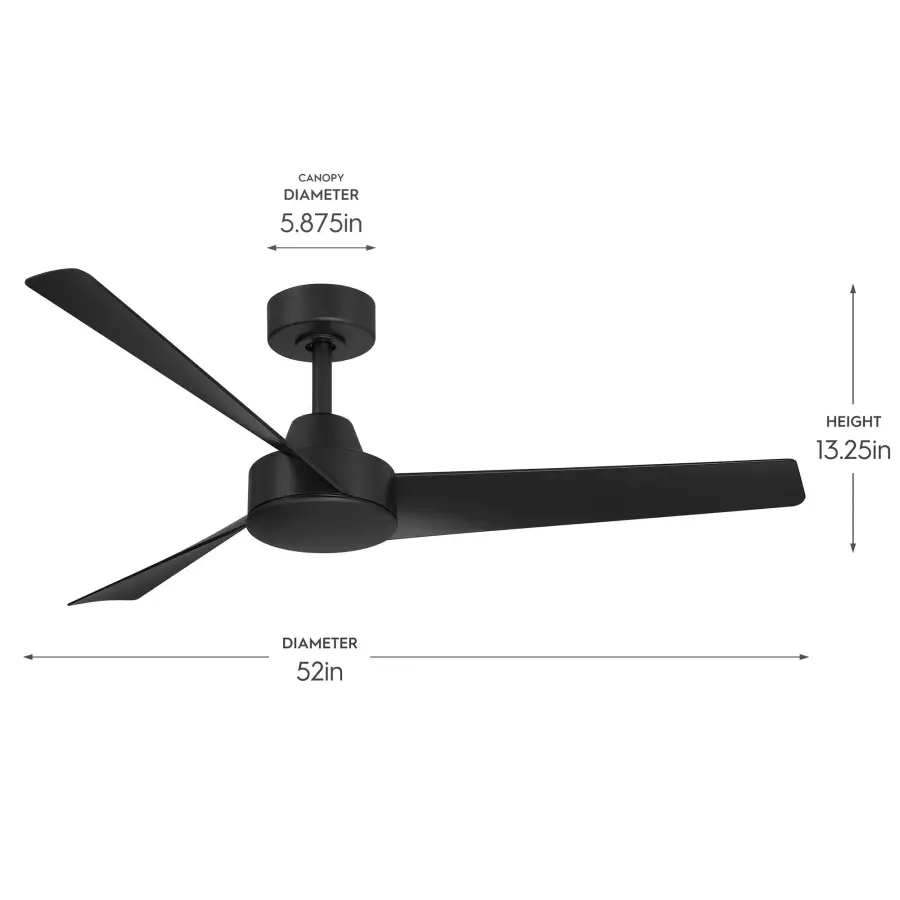 Rizo 52" Brushed Nickel Ceiling Fan - Image 19