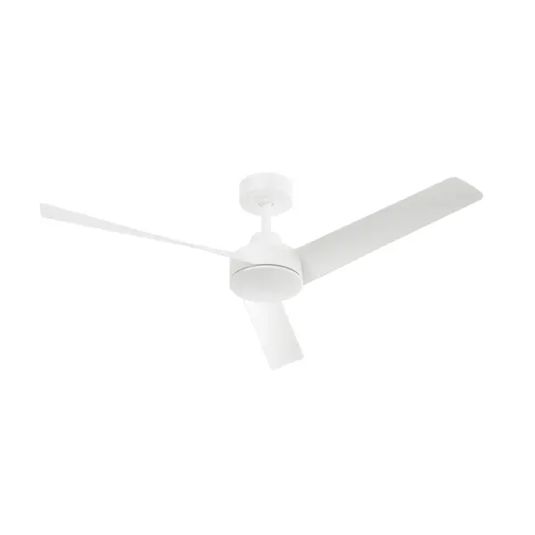 The Rizo ceiling fan combines modern aesthetics with practical functionality. Its 52-inch blade span and contemporary design make it ideal for medium-sized bedrooms and living spaces seeking efficient air circulation.