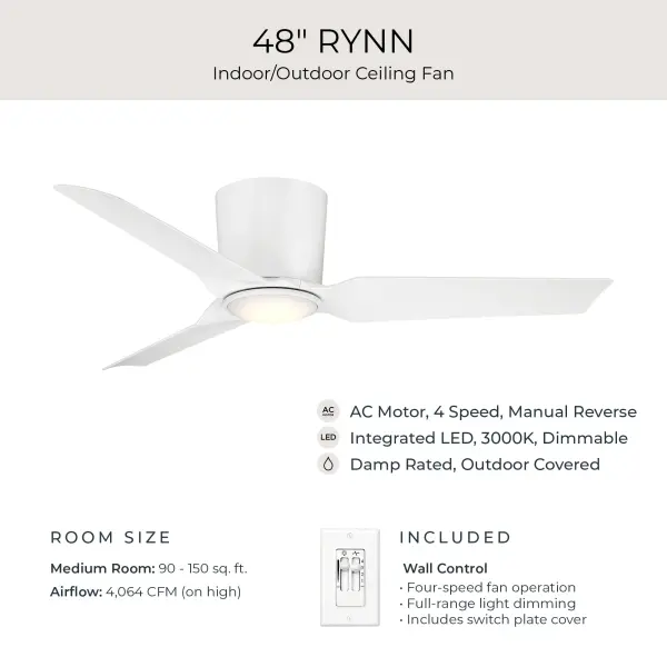 Rynn 48" Ceiling Fan in Brushed Nickel - Image 18