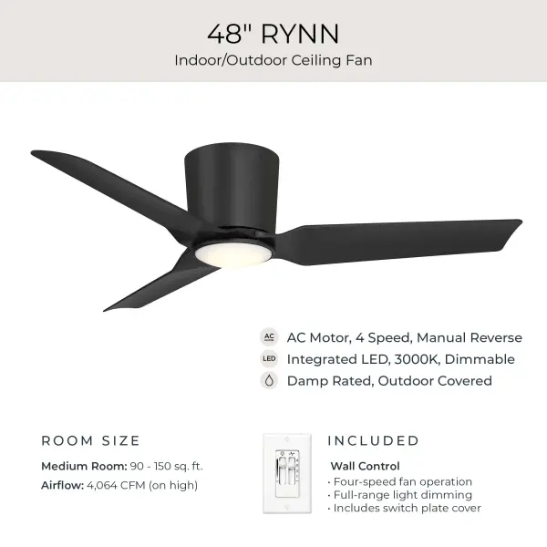Rynn 48" Ceiling Fan in Brushed Nickel - Image 28