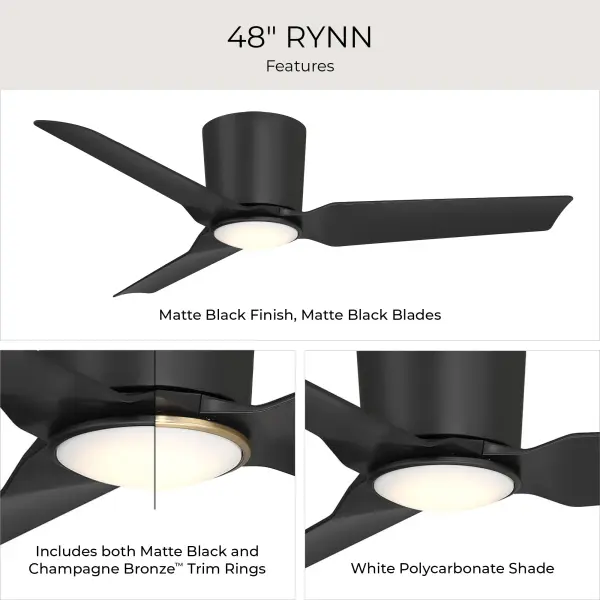 Rynn 48" Ceiling Fan in Brushed Nickel - Image 29