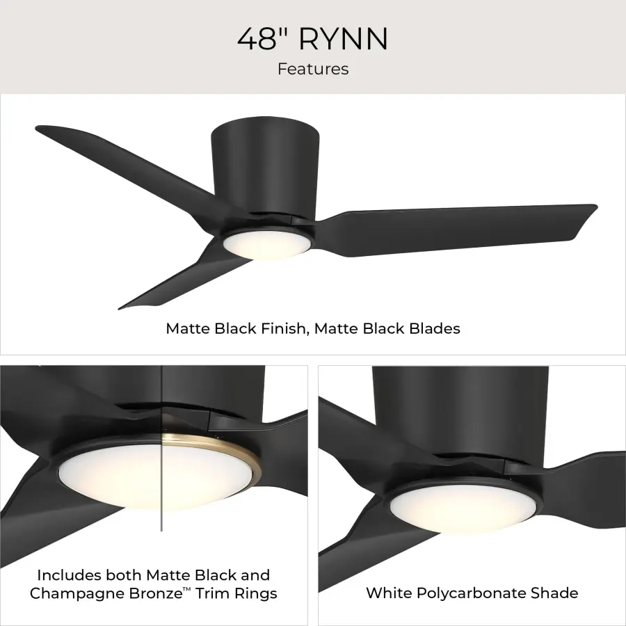 Rynn 48" Ceiling Fan in Brushed Nickel - Image 29