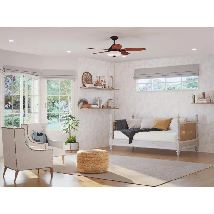 Versatile 54" Fan with Integrated LED Lighting for Modern Comfort - Image 6