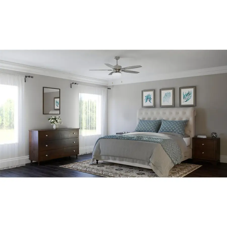 Versatile 52" Fan with Contemporary Brushed Nickel Finish - Image 4