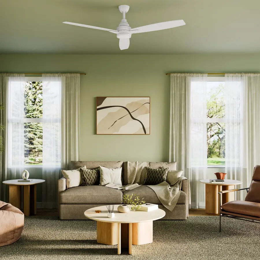 Modern 60" LED Ceiling Fan with Energy-Efficient Performance - Image 2