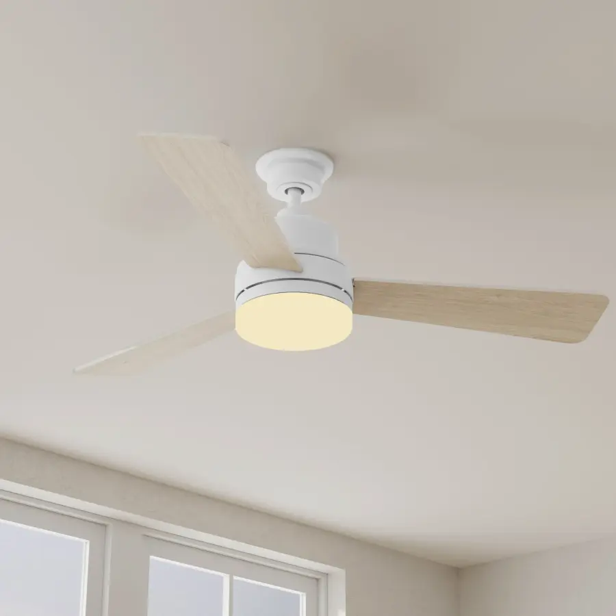 Modern 52" LED Ceiling Fan with Energy-Efficient Performance - Image 2