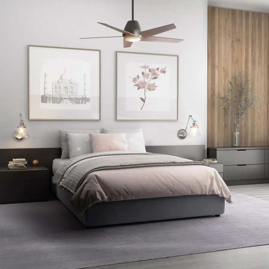 Modern 54" Ceiling Fan with LED Lighting and Energy Efficiency - Image 4