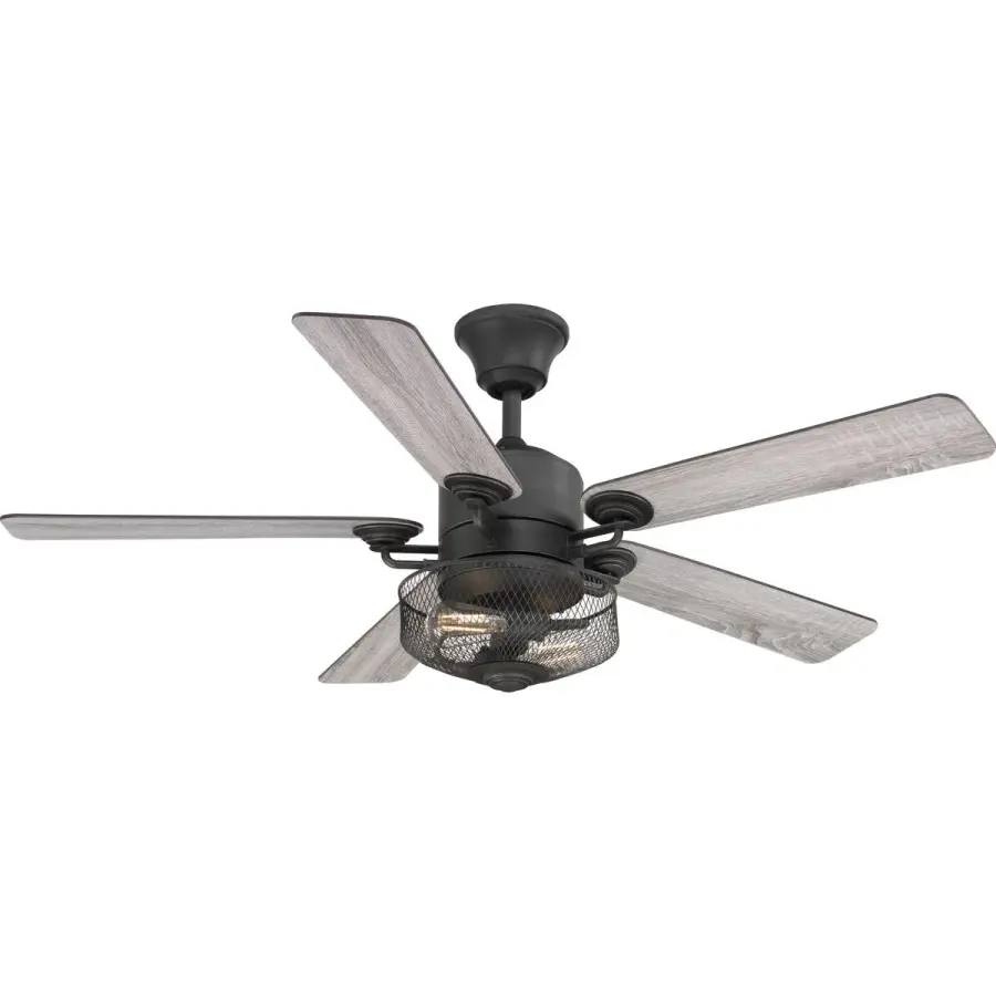 Elegant 54" Transitional Ceiling Fan with Gilded Iron Finish - Image 1