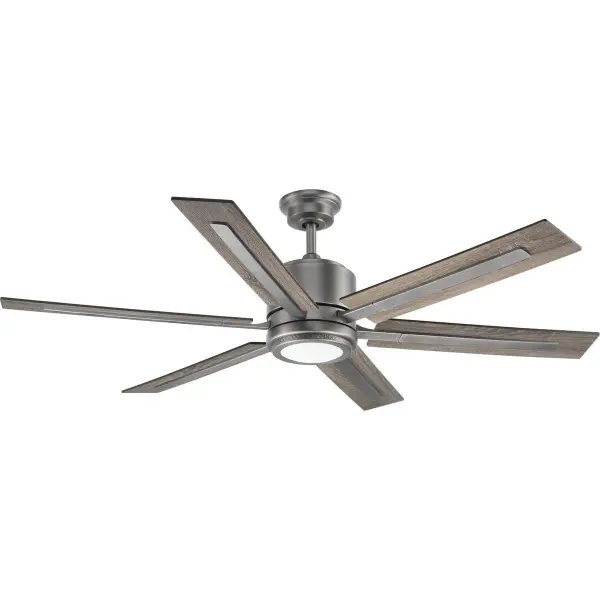 The Glandon ceiling fan combines generous 60-inch coverage with sophisticated Gilded Iron finish, making it ideal for large living spaces. Title 24 and JA8 compliant for California energy standards.