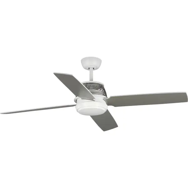 Stylish Mid-Century Modern Fan with Efficient Four-Blade Design - Image 1