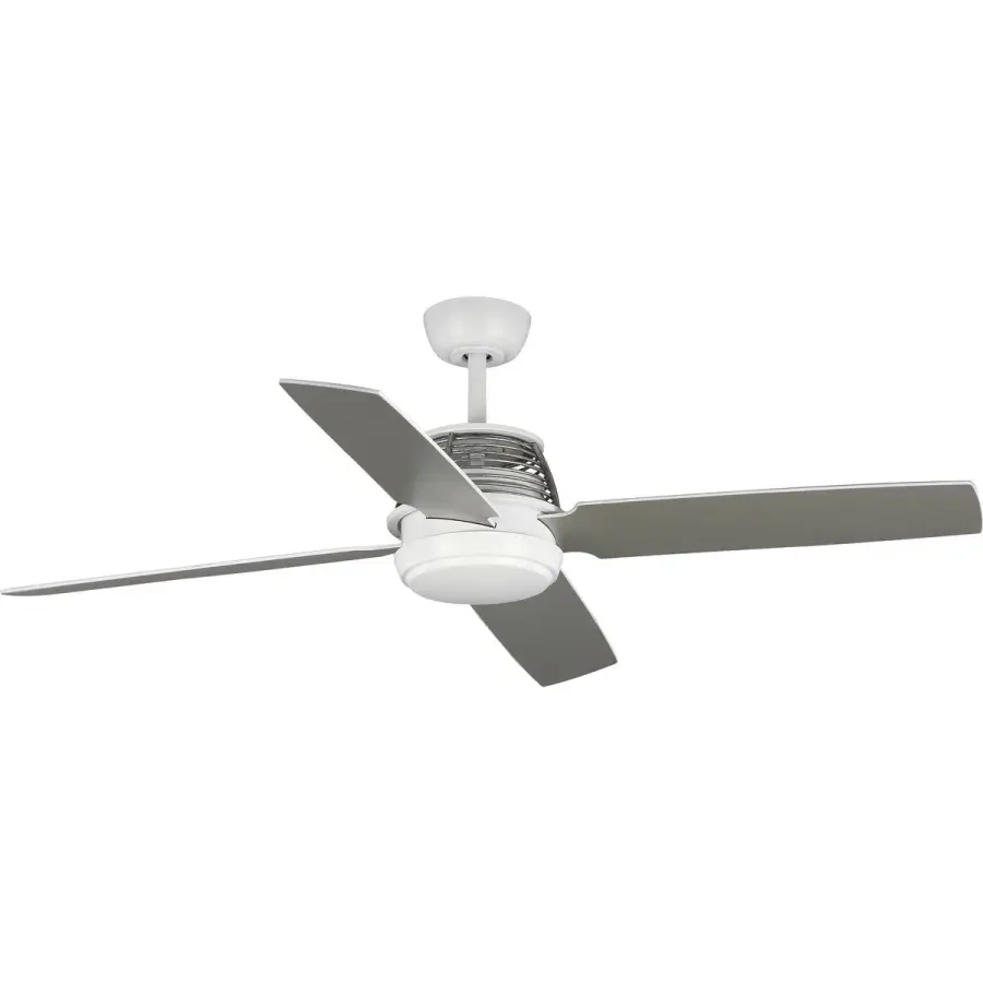 Stylish Mid-Century Modern Fan with Efficient Four-Blade Design - Image 1
