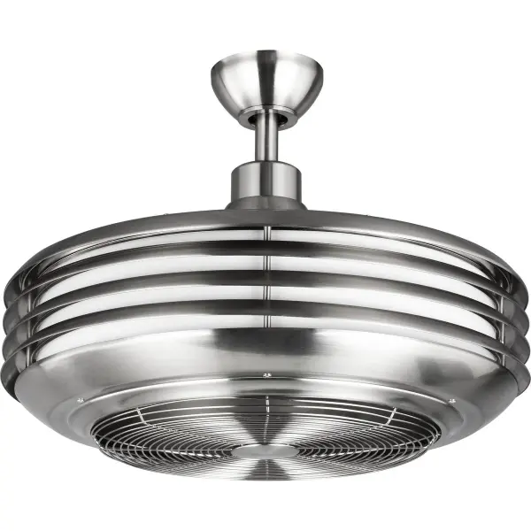 Sanford 24" Enclosed Indoor/Outdoor Ceiling Fan with LED Light - Image 1