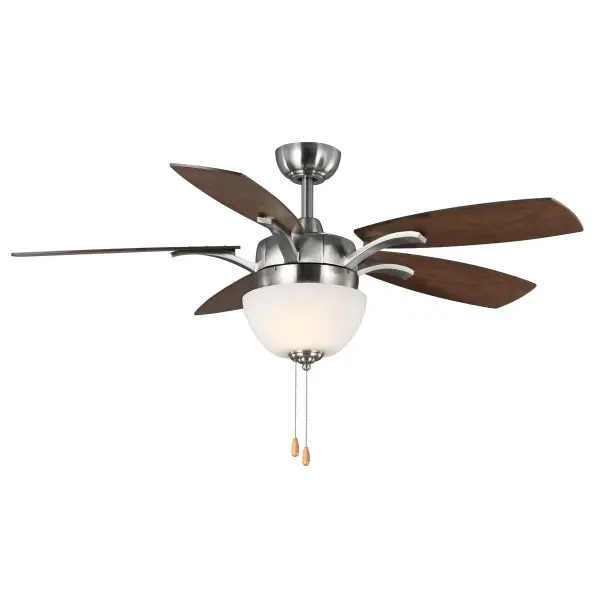 The Olson ceiling fan combines efficient air circulation with integrated LED lighting in a sleek graphite finish. Its 52-inch blade span makes it ideal for medium-sized rooms, while the transitional design complements both traditional and contemporary interiors. - alternate view