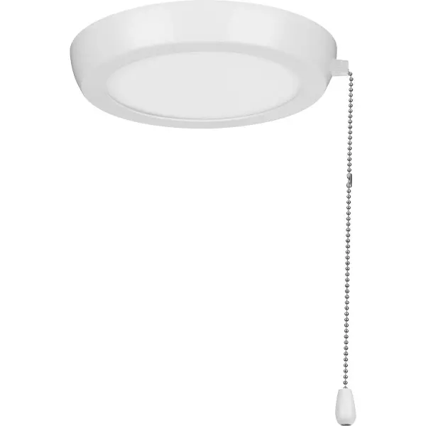The AirPro LED light kit brings contemporary edgelit technology to ceiling fans with its opal glass shade and integrated LED. California Title 24 compliant, this 7-inch kit offers energy savings and clean transitional styling.