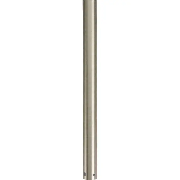 The AirPro 12" downrod provides the perfect extension for ceiling fans in rooms with higher ceilings, ensuring optimal air circulation and safety clearance. Finished in versatile Brushed Nickel.