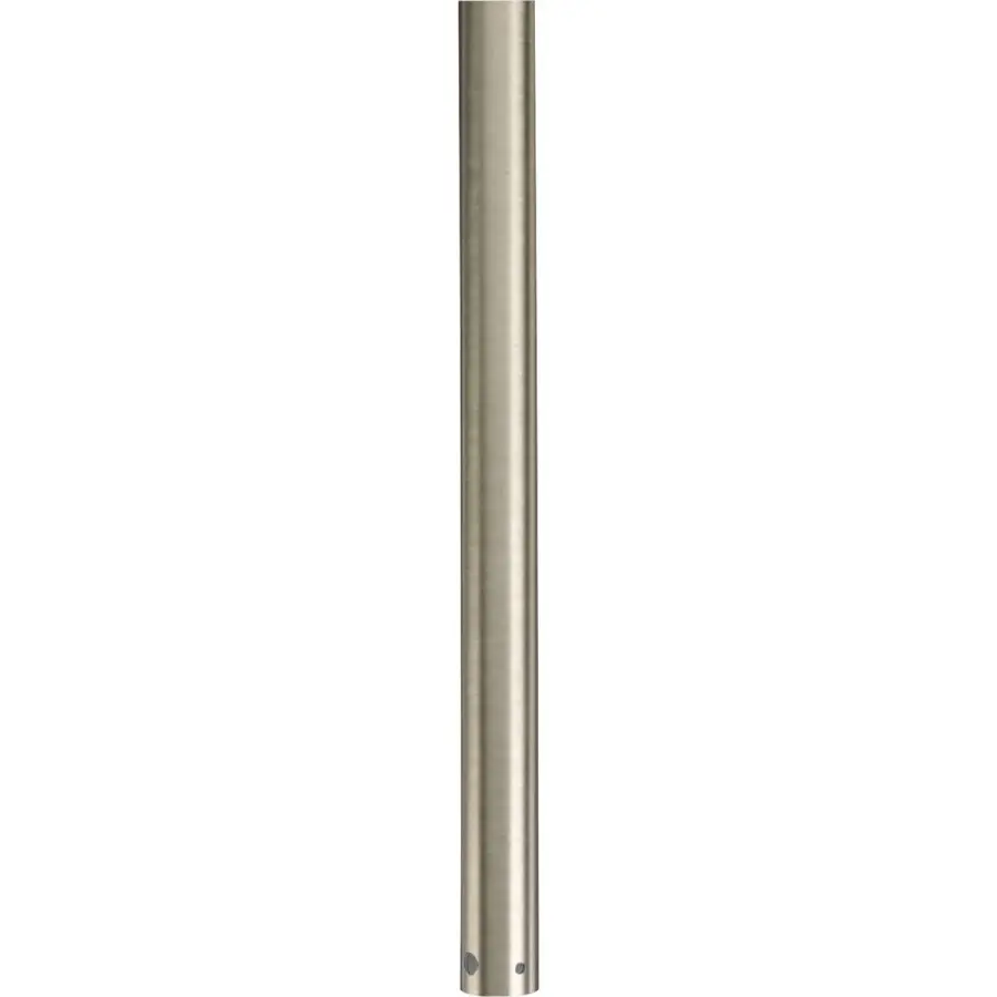 AirPro 12" Ceiling Fan Downrod in Brushed Nickel - Image 1