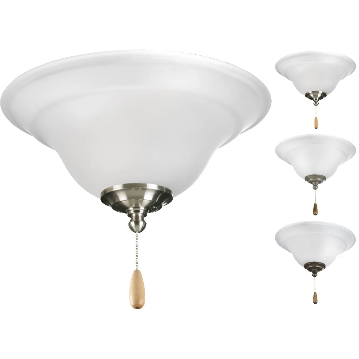 Trinity Collection Two-Light Ceiling Fan Light Kit