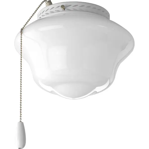 The AirPro fan light kit offers a practical lighting solution for ceiling fans with its brushed nickel finish and single-light design. JA8 and Title 24 compliant for California installations.